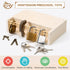 8 3 4 5 Set, 3-6 Woodtoe PCS Montessori Lock and Key Toy, Montessori Toys for Toddlers Year Old, Kids Tool Montessori
