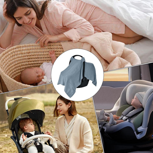 Generic Car Seat Canopy Breastfeeding Cover Infant Travel Shield, Nursing Privacy Protector, Stroller Accessory, Babys