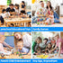 16Pcs Wooden Stacking Toys, Circus Hercules Acrobatic Troupe Toy, Balancing Building Blocks Game for 3-6 Years