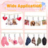 Stuffed Animal Storage Hammock Corner, Hanging Holder with 20 PCS Metal Clips, Boho Organizer Chain for Hats, Socks,