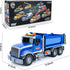Dwi Dowellin Big Dump Truck Toys for Boys Age 3-5, Kids Toy with Lights and Sounds, Christmas Birthday Gift Car