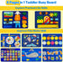 SYHLN Toddler Montessori Busy Board Toys for Little Boy Gifts: Educational Preschool Learning Travel Toys, Busy Book