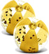 POZA Inflatable Beach Balls Set of 2 - Elegant Glitter Confetti Floaters, 16 Inches, Heavy Duty Vinyl