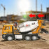 NOVAFUSION 3-5 Cement Mixer Truck Toys for Boys,Cement Mixer Toy Truck Metal Diecast Cab,Pull Back Mixer Trucks