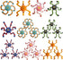 Sqlhrke 30 Pack Sensory Fidget Spinner Toys,Stress Relief Treasure Box Toys for Classroom