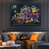 Halloween Jigsaw Puzzles for Adults - 1000 Pieces, Haunted House Party Puzzle, Home Decorations
