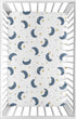 Sweet Jojo Designs Moon and Star Boy or Girl Fitted Mini Crib