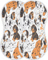 YEGAME Set 1 11 22 Inch Muslin Baby Burp Cloths of - Cute Dog Super Absorbent Cotton Burping Rags Soft Baby Washcloths