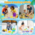 Eiranss 31Pcs Set 3 2 2 Summer 3-10 Beach Sand Toys for Kids - Sandbox Toy with Trucks, Collapsible Buckets, Castle
