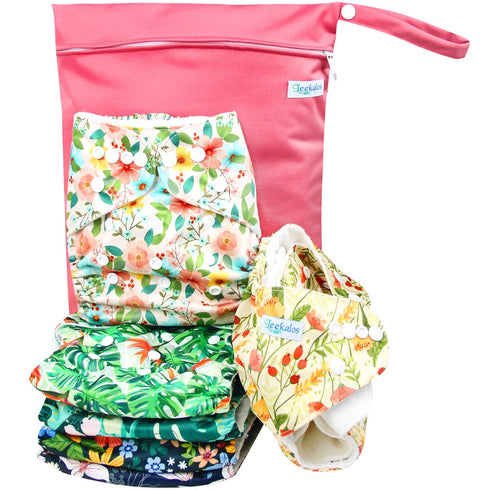 Leekalos Reusable Cloth Diapers for All Sizes - Eco-Friendly Baby Care