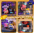 108pcs Set, GobiDex Magnetic Blocks with Action Figures, Interactive Role-Playing Magnetic Building Toy Toddlers STEM