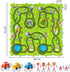 64 Set 3 4 5 6 3-5 3 1-3 2-4 4-6 JUKUDAHU Pieces Puzzle Race Track Car Toys for Year Old Boys - Puzzle Tracks Car Toys