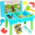 Carolart Ocean Sensory Table with Sands, Bin with Lid, Indoor Outdoor Use,