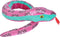 Wild Republic Giant Snake Plush Stuffed Animal Toy, 54", Honeycomb Pink