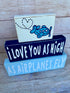 I love you as high as airplanes fly/kids airplane theme bedroom nursery decor/aviation nursery decor/dreams take