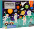 Petit Collage Magnetic Play Scene, Outer Space, Magnetic Game Board with 54 Magnet Pieces, Ages 3+