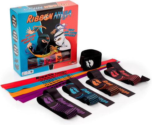 Active Ribbon-Snatching Party Game - Fat Brain Toys Ribbon Ninja for Kids & Teens