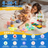 6-in-1 6 12 6-12-18 1-3 Baby Toys to Months, Montessori Toys for Babies Months, Infant Teething Toy Stacking Blocks