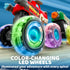JOYIN 3 Pack Monster Truck Toy - Motion Activated Light-Up Cars for Toddlers, Press & Go Cars for Boys Girls