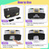 Automatic Card Shuffler 2 Deck: USB-C/Battery-Powered Electric Playing Card Shuffler for Home Card Games