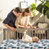 1 28x52 Inch JISEN Fitted Crib Sheets Piece Soft Breathable Baby Crib Sheets for Standard Crib and Toddler Mattress