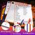 Kathfly 120 Pcs Halloween Games for Adults: 2 Sets of 40 Halloween Games Cards, 20 Answer Cards, and 20 Pencils