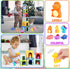 1-3 1 2 3 KMTJT Toddlers and Babies Dinosaur Sorting and Stacking Toys Blocks for Kids Preschool Learning, Numbers