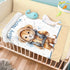 Novusopt Personalized Baby Blanket Custom Baby Blankets for Boys Lion Baby Blanket Name Blanket Receiving Baby Blanket