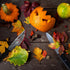 Knife Prop Halloween Butcher Fake Knife - 2 Pack Classic Horror Movie Cosplay Rubber Props for Halloween