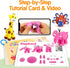 Helsort 12 8 Air Dry Clay Kit for Kids, Animals Modeling Clay for Kids, Molding Clay with Tutorial Cards & Video