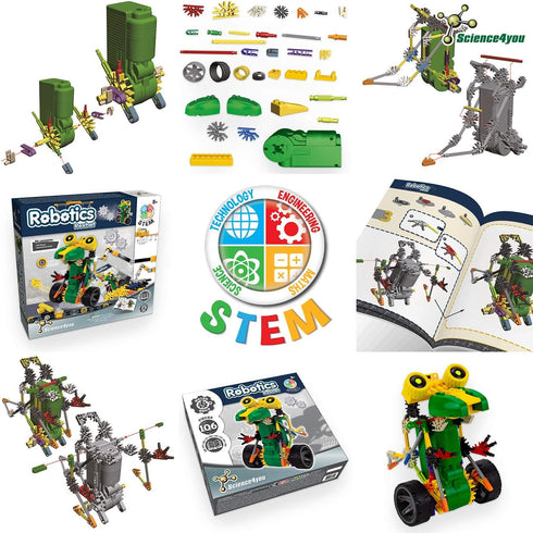 Science4you Robotics Rexbot - Robot Building Toy Kit with 106 Pieces for Kids Age 8-14, STEM Science Toy