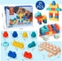 Kids 21 PCS Colorful Soft Building Blocks for Toddlers, Large STEM Toys, Baby Teething Gifts