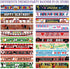 Large Soccer Happy Birthday Banner, World Cup Sports Themed Party Decorations, 9.8 x 1.6 Feet
