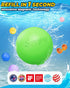 SOPPYCID Reusable Magnetic Water Balloons, 16 Pack Refillable Water Bombs, Self Sealing Quick Fill, Latex-Free Silicone