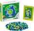 PLUS PLUS Puzzle by Number - 800 Piece Earth - Interlocking Mini Puzzle Blocks for Kids, Construction Building
