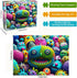 HUADADA 1000 Piece Puzzles for Adults - Colourful Creatures Educational Games for Home Decoration