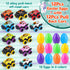 12Pcs nicknack Prefilled Easter Eggs with Alloy Monster Trucks for Kids Easter Eggs Filled with Pull Back Monster Cars