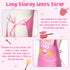 R HORSE Kid Apron and Chef Hat Set - Adjustable Light Pink Kitchen Apron for Cooking and Role Play
