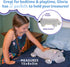 Gloria The Hippo Memory Foam 15” Pillow with Wireless Headphone Speakers for Music, Videos, or Soothing White Noise