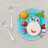 TeamFar Toddler Fork Set of 6, Stainless Steel Utensils, Non-Toxic & Healthy, Cute Animals with Travel Case -