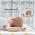 Sweet Jojo Designs White and Yellow Boho Sun Boy Girl Unisex/Gender Neutral Baby Satin Fitted Crib Sheet Infant Newborn