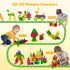 112PCS Set Set 4-8 Mini Magnetic Tiles for Kids, Magnetic Tiles Travel with Iron Box, Portable Construction Toys STEM