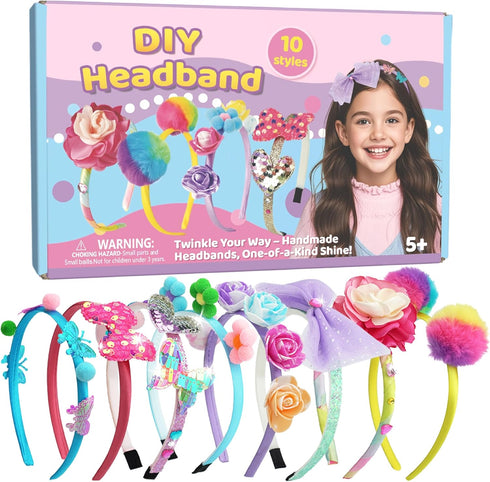Ambesi DIY Headband Making Kit for Girls Ages 5-12 - Arts &