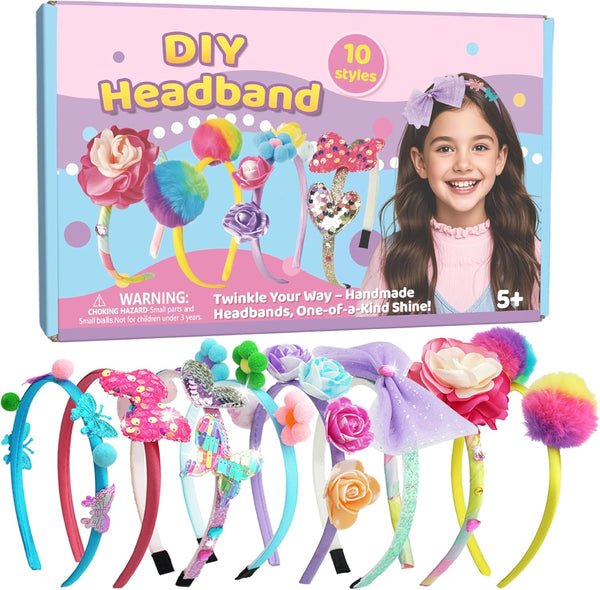 Ambesi DIY Headband Making Kit for Girls Ages 5-12 - Arts &
