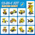 12-in-1 8-12 8 9 10 11 12 13 14 AESGOGO Electric Robot Kit, STEM Projects Toys for Kids Age Birthday Gifts, DIY