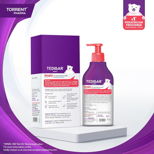 ATOGLA 400ml YMPIGOY Curatio Lotion for Baby, Intense Moisturizing Baby Lotion for All Skin Types, Protects Against