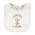 Hudson Baby Unisex Cotton Bibs in Pumpkin Spice - One Size Fits All