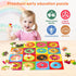 SYNARRY 100 Piece Wooden Puzzles for Kids Ages 4-8, Donuts Jigsaw Puzzle, Educational Toys for Children