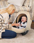 Metplus 2-in-1 Baby Car Seat Cover, Multi Use Cover for Baby Canopy with Privacy Sun Shade