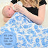 100% 47 47 Inches LollyBanks Baby Swaddle Blanket, Cotton Muslin Blankets for Girls, Large x Soft and Breathable